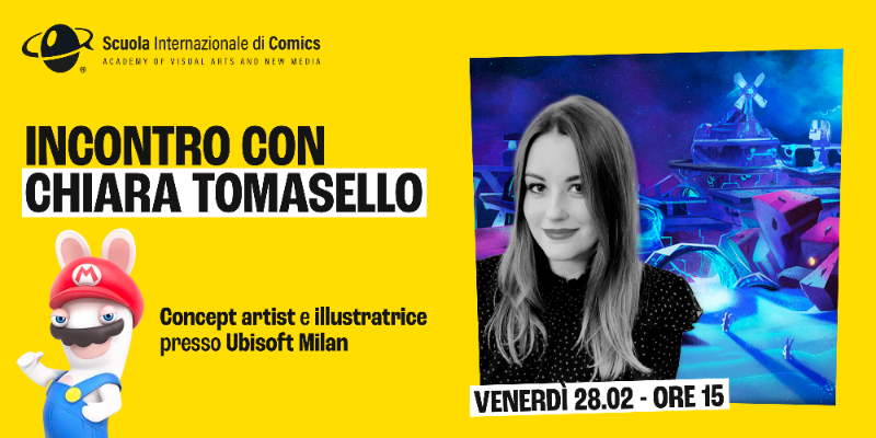 Immagine news Incontro con Chiara Tomasello, Concept art e Illustratrice presso Ubisoft Milan