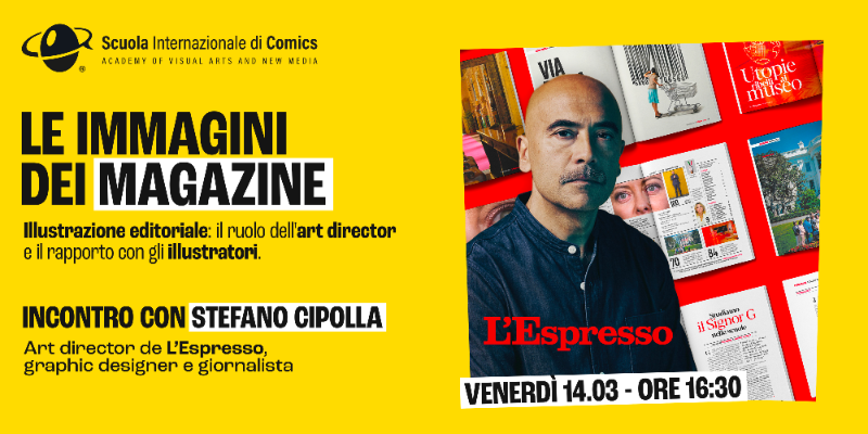 Immagine news Le immagini dei Magazine. Incontro con Stefano Cipolla, art director de L’Espresso, graphic designer e giornalista. 