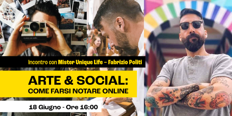 Immagine news ARTE & SOCIAL: COME FARSI NOTARE ONLINE