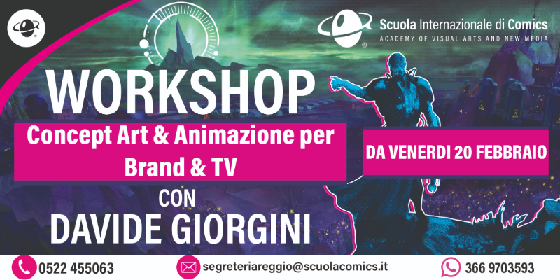 Immagine della news Workshop - Concept Art & Animazione per Brand & TV